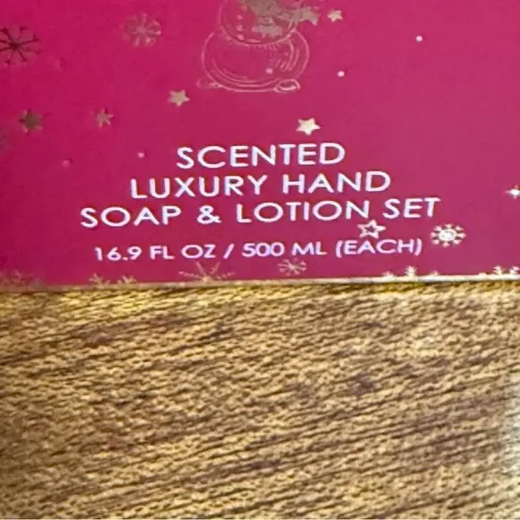 NIB Highland Natural Winter Frost Scented Luxury Hand Soap Lotion Set 16.9 fl oz - Picture 5 of 9